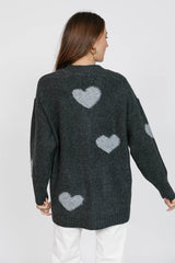 Adora Cardigan | Charcoal/Grey