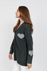 Adora Cardigan | Charcoal/Grey