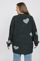 Adora Cardigan | Charcoal/Grey