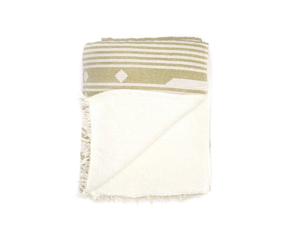 The Arrow Fleece Throw | Khaki