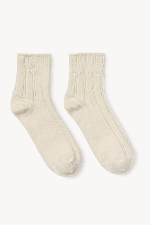Alpaca Vivian Socks | Snow