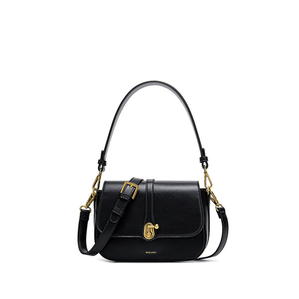 Athena Saddle Bag | Black