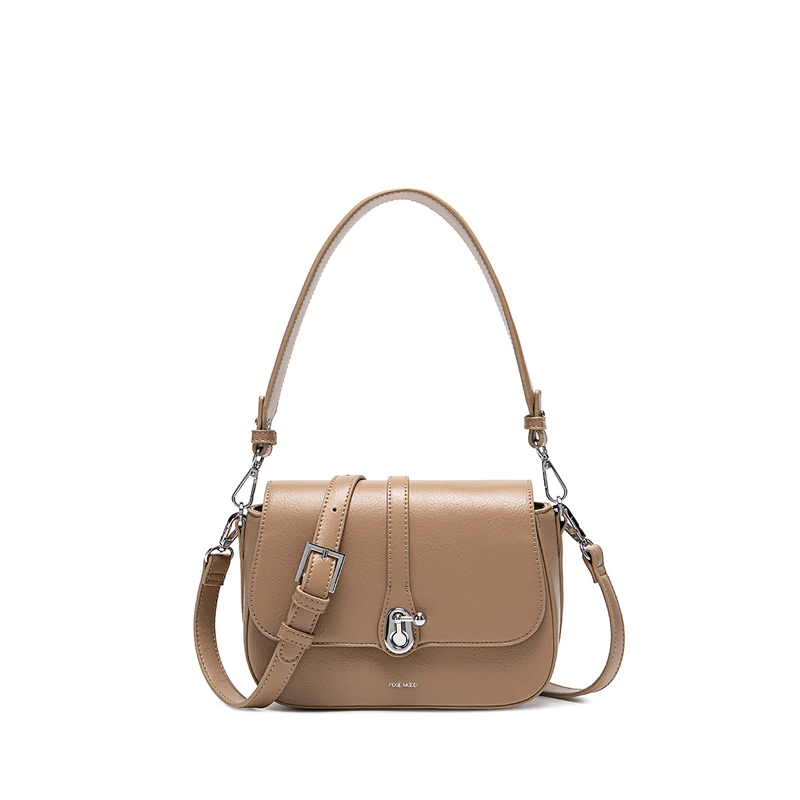 Athena Saddle Bag | Latte