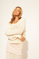 Avalon Pullover | Antique Ivory