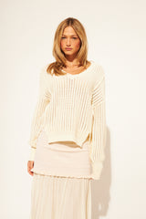 Avalon Pullover | Antique Ivory