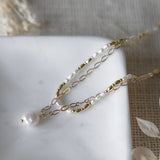 Adeline Pearl Necklace | Gold