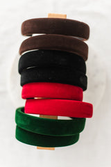 Velvet Headband | Onyx