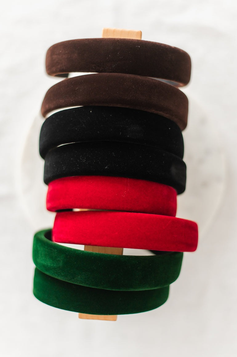 Velvet Headband | Dark Truffle