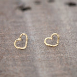 Amore Studs | Gold
