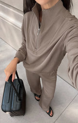 Gate Check Sweatshirt | Wild Mushroom