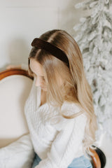 Velvet Headband | Dark Truffle