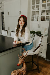 Velvet Headband | Holly Berry