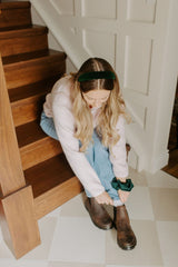 Velvet Headband | Evergreen