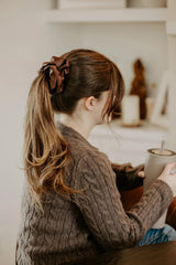 Barbays Scrunchie | Cocoa Satin