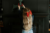 King's Cross Satin Bow | Red