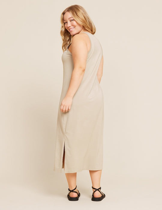 Downtime Racerback Dress | Stone