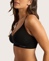 Wireless T-Shirt Bra | Black