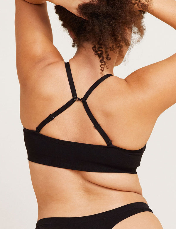 Wireless T-Shirt Bra | Black
