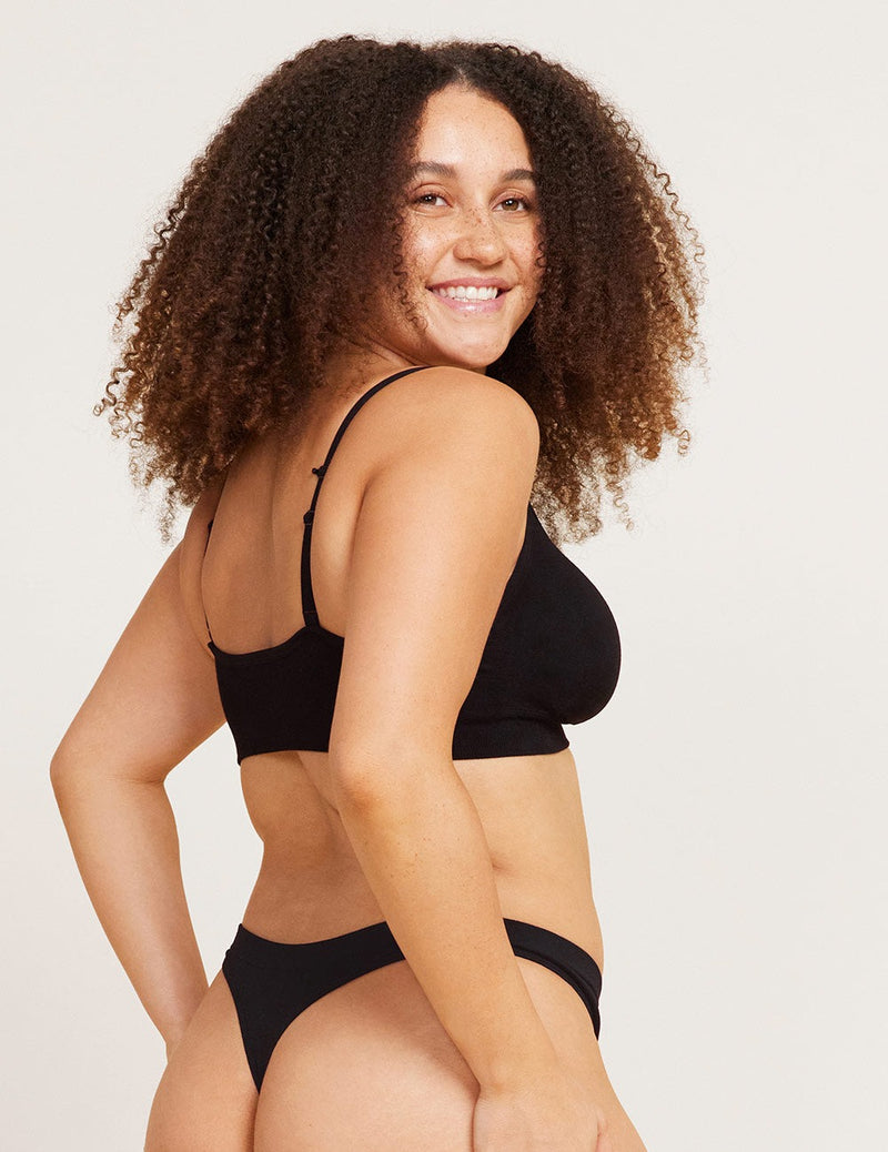 Wireless T-Shirt Bra | Black