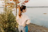 Barbays Scrunchie | Heathered Grey Medium Rib