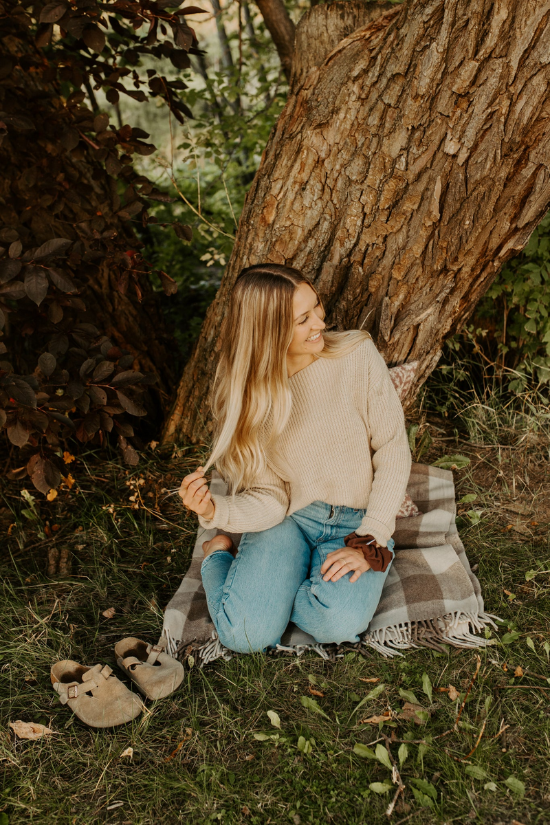 Barbays Scrunchie | Chocolate Tricot