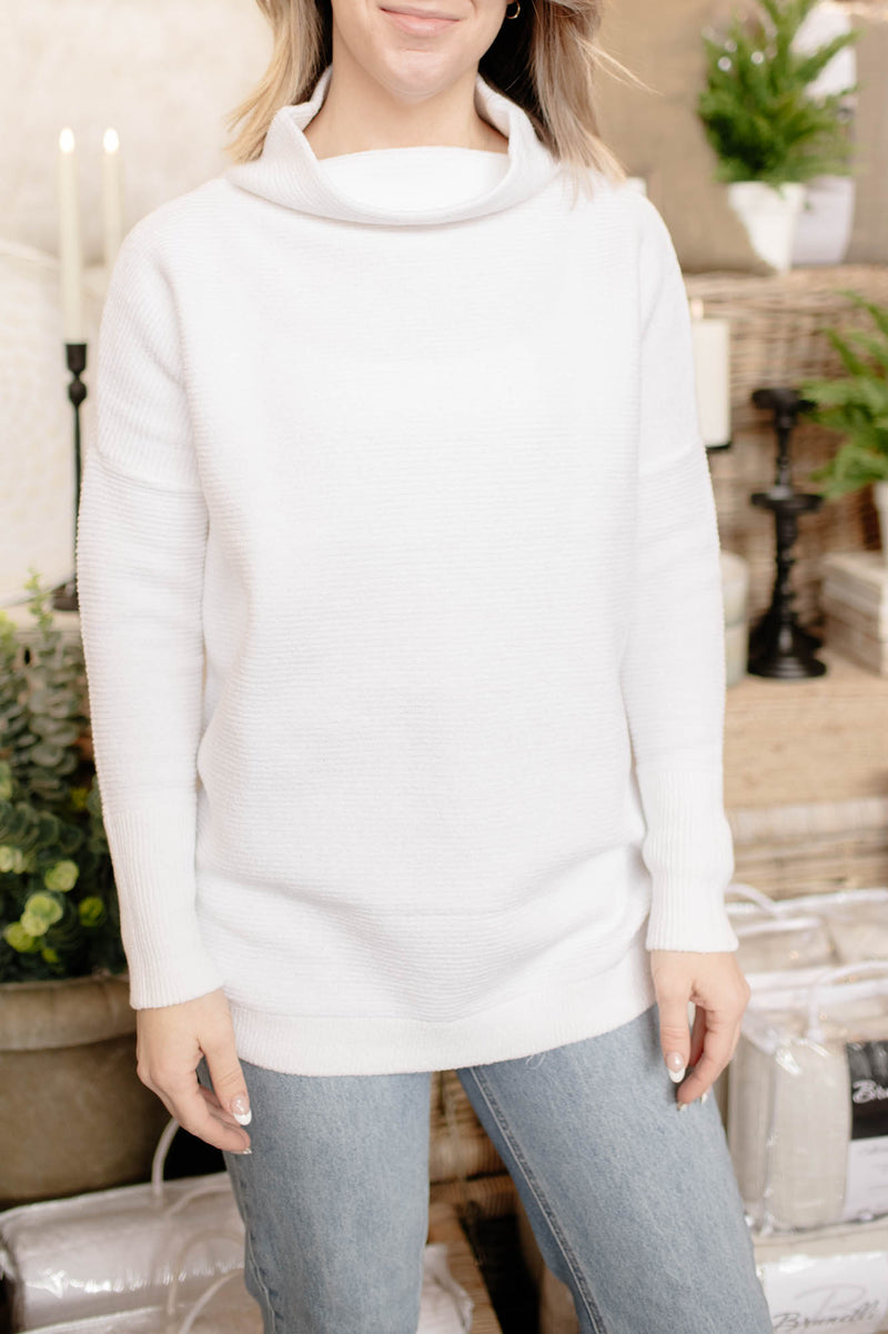 Nancy Ottoman Sweater | White