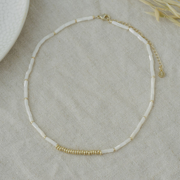 Bae Necklace | Gold & Mother Of Pearl