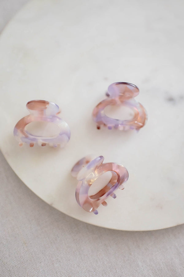 Barbays Mini Oval Clip | Jelly Pastel