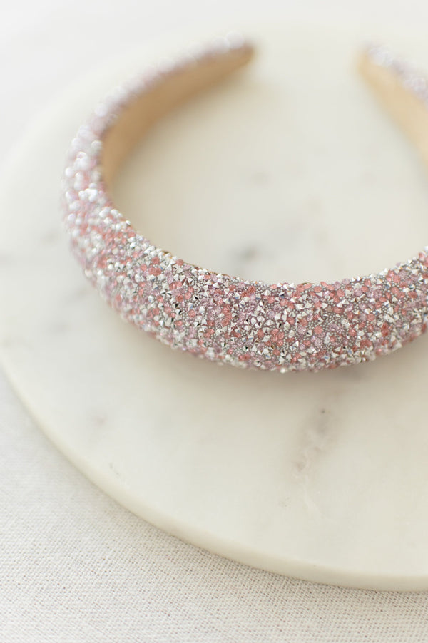 Barbays Confetti Gem Headband | Pink/Purple