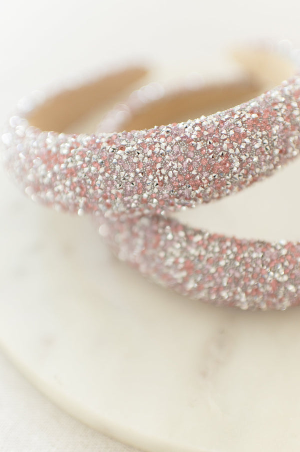 Barbays Confetti Gem Headband | Pink/Purple