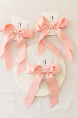 Barbays Sweetheart Bow | Sparkling Rose