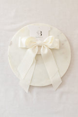 Barbays Sweetheart Bow | Cream