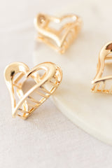 Barbays Heart Clip | Gold