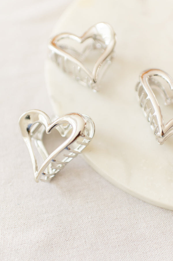 Barbays Heart Clip | Silver