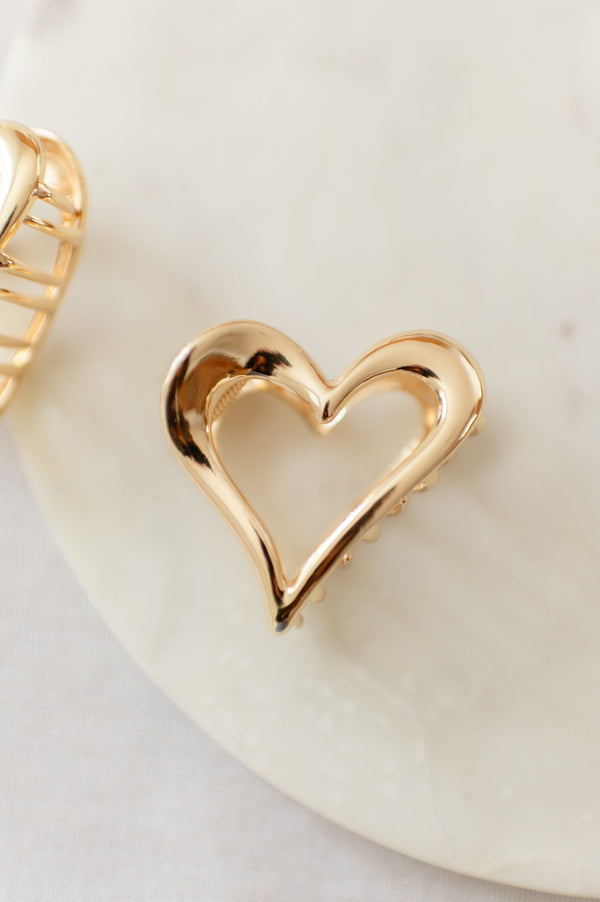 Barbays Heart Clip | Gold