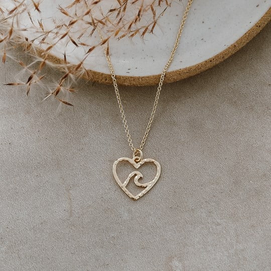Beach Lover Necklace | Gold