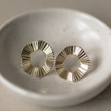 Bold Contour Earrings | Gold