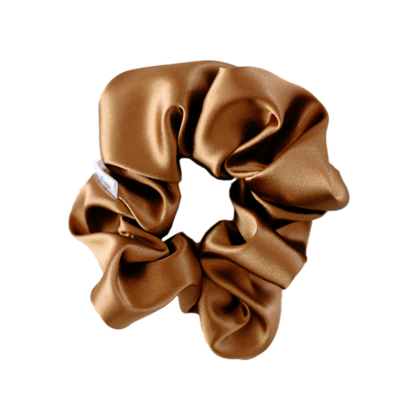 Barbays Satin Scrunchie | Bronze
