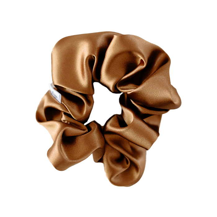 Barbays Satin Scrunchie | Bronze