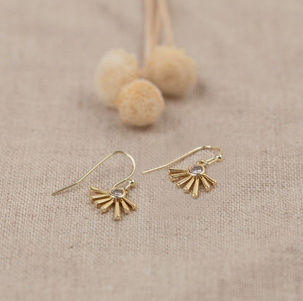 Burst Earrings | Gold