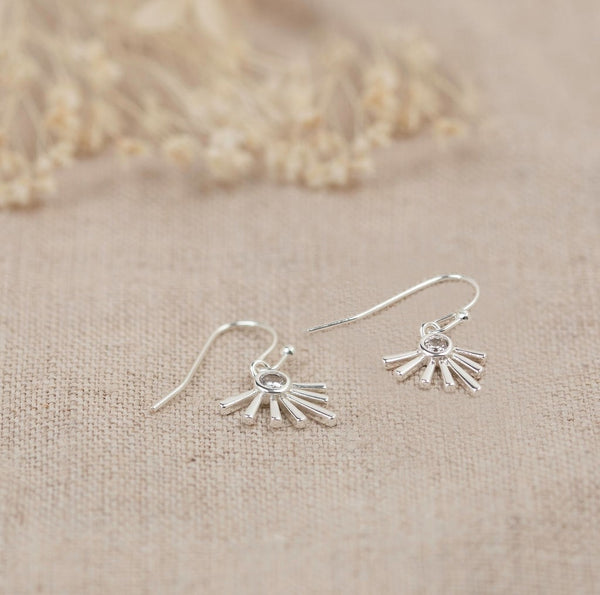 Burst Earrings | Silver