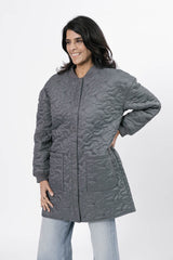 Carson Quilted Jacket | Magnet Grey