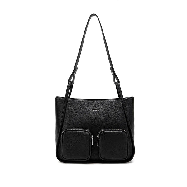 Cathy Tote | Black Pebbled