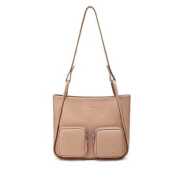 Cathy Tote | Latte Pebbled