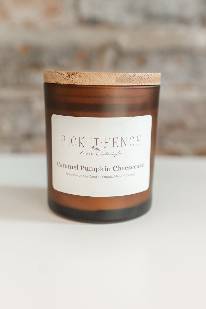 Caramel Pumpkin Cheesecake 10oz Soy Candle