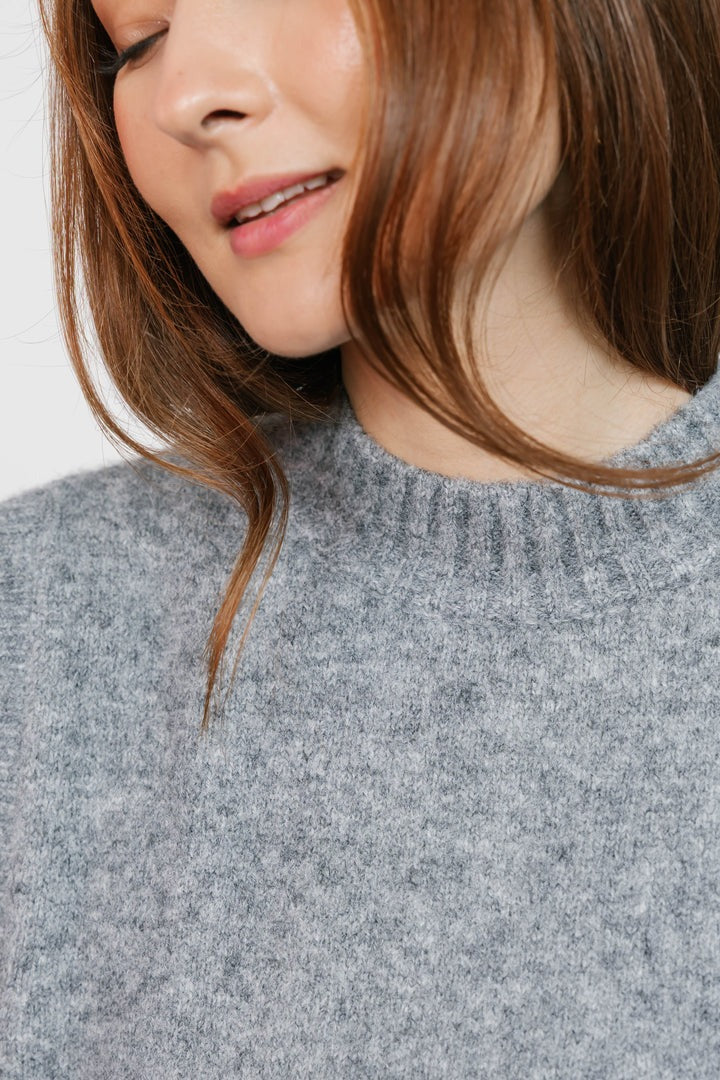 Charlie Sweater Tunic | Heather Grey