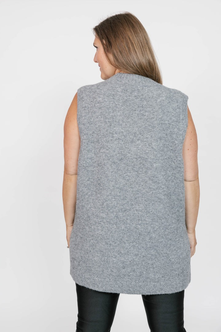 Charlie Sweater Tunic | Heather Grey