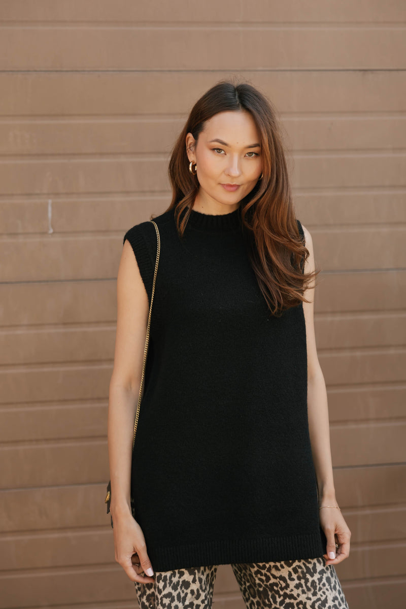 Charlie Sweater Tunic | Black