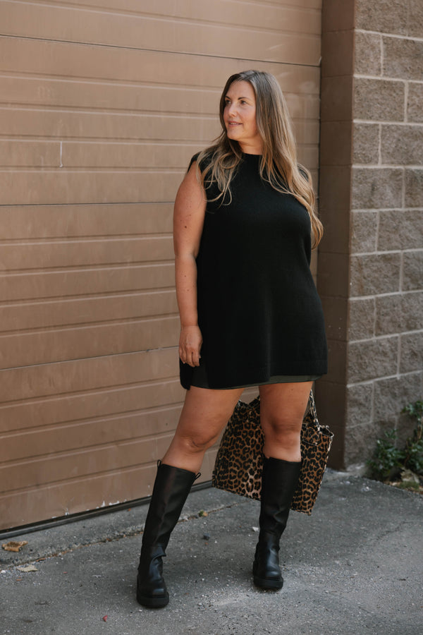 Charlie Sweater Tunic | Black