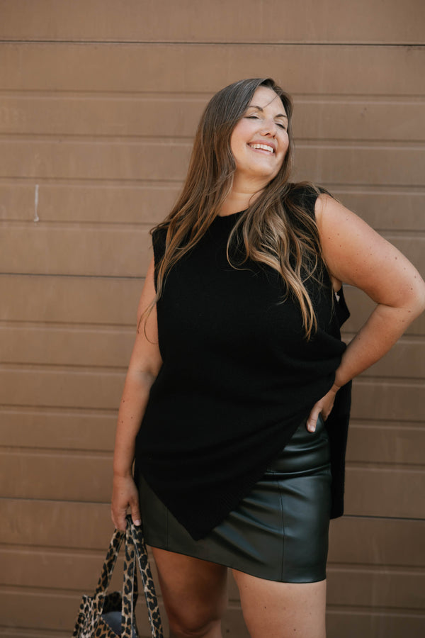 Charlie Sweater Tunic | Black